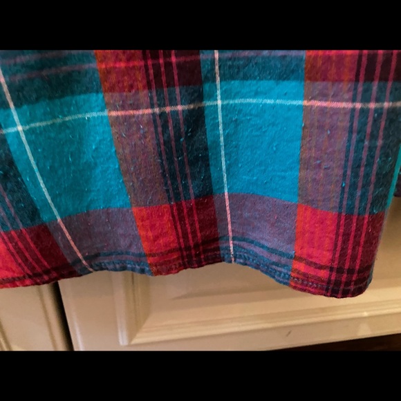 Western button down shirt in blue and pink, Mens Medium - Picture 6 of 6